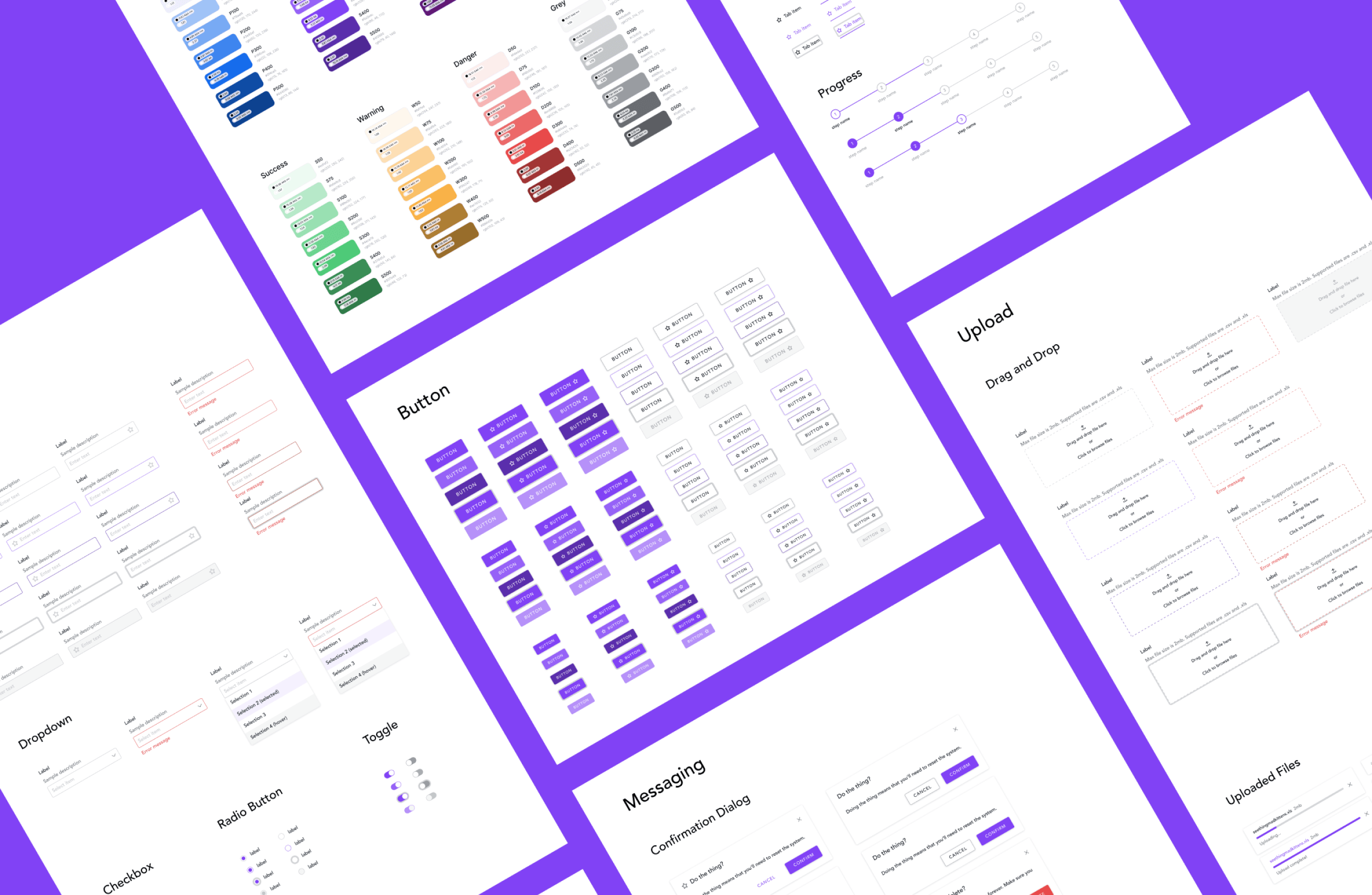 Baby Design in Light Mode: Purple