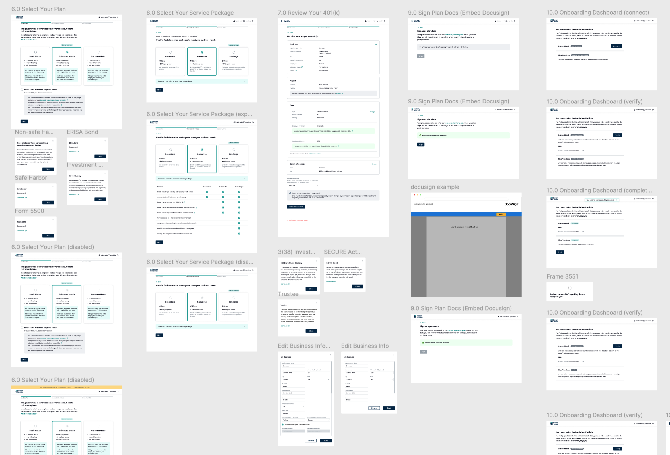 Wireframes